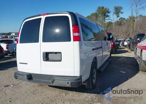 2025 Chevrolet Express Passenger Rwd 3500 Extended Wheelbase Lt из США, поврежденный, VIN 1GAZGPFP0S1258881